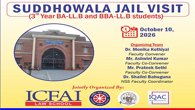 "Suddhowala Jail Visit" scheduled on October 10, 2026